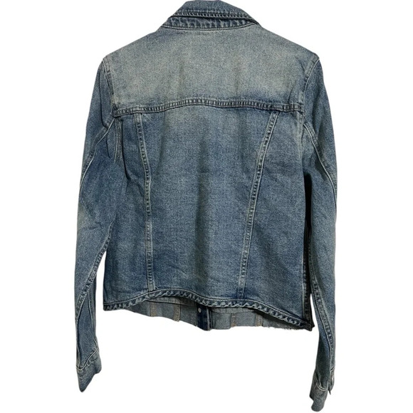 Blank NYC Traffic Jam Denim Jacket Raw Hemline - Picture 2 of 7